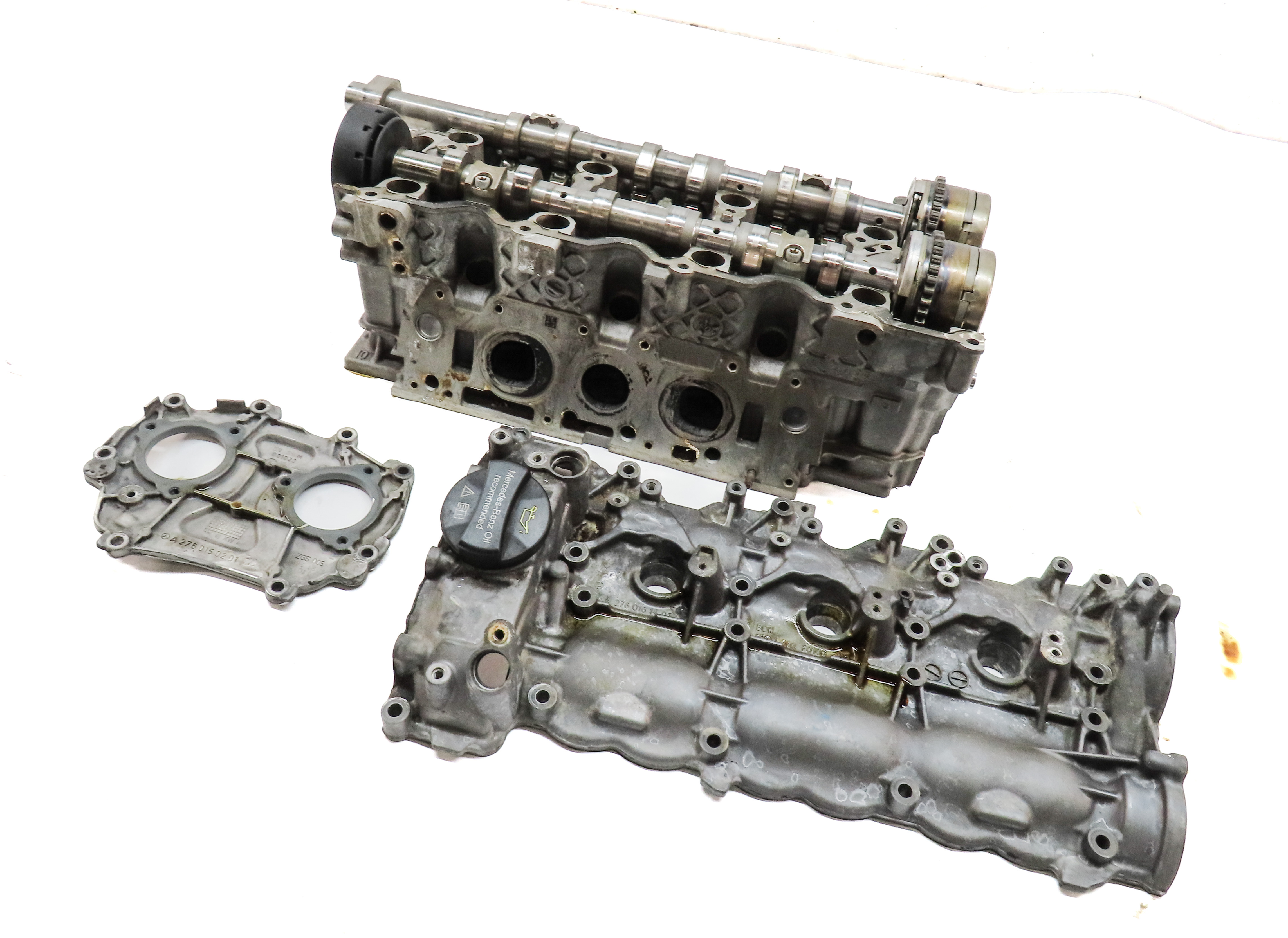 13-18 MERCEDES C E GLE ML (W204 W207 W212 W166) 3.5L M276 RIGHT CYLINDER HEAD — exact item pictured